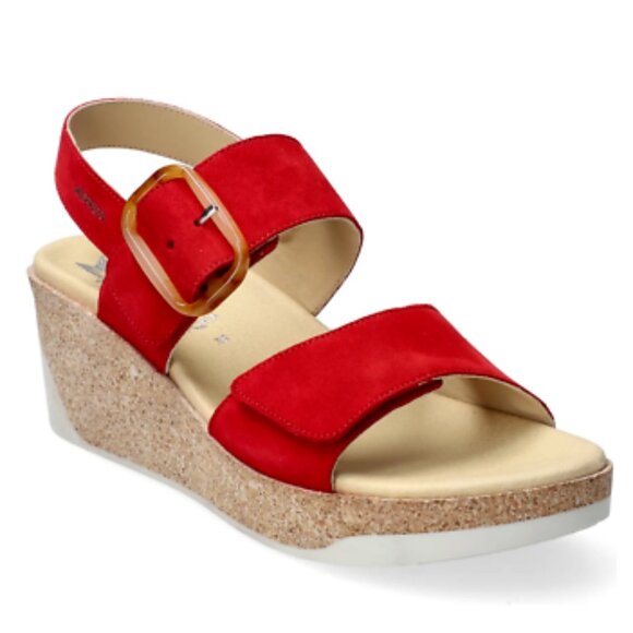 🎁 Mephisto Giulia Dual Strap Velcro Wedge Sandal - Picture 2 of 14